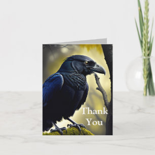 Rustic Raven - Natuur Guardian Bedankkaart
