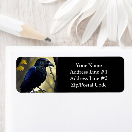 Rustic Raven - Natuur Guardian Etiket (Insitu)