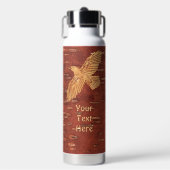 Rustic Raven On Inner Birch Bark Waterfles (Voorkant)