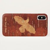Rustic Raven op binnenste boog Case-Mate iPhone Case (Achterkant (horizontaal))