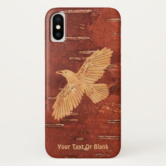 Rustic Raven op binnenste boog Case-Mate iPhone Case (Achterkant)