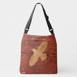 Rustic Raven op binnenste boog Crossbody Tas