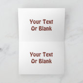 Rustic Raven op binnenste boog Feestdagen Kaart (Binnen)