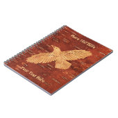 Rustic Raven op binnenste boog Notitieboek (Linkerzijde)