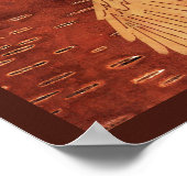 Rustic Raven op binnenste boog Poster (Hoek)