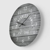 Rustic Reclam Wood Farmhouse Grote Klok (Hoek)