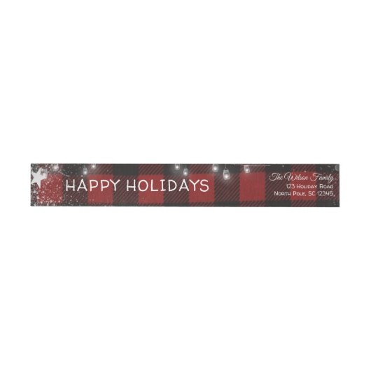 Rustic Red Buffalo Pset Holiday String Lights (Individueel)