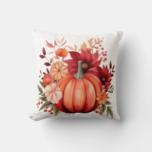 Rustic Red Citrouille Accueil Sweet Home Coussin