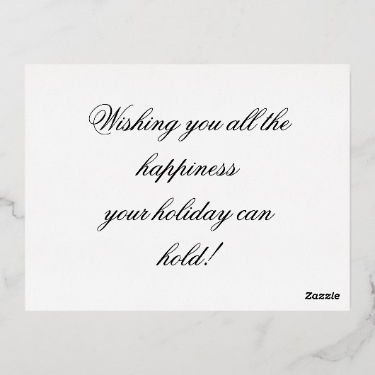 Rustic Red Truck en Trees Kerstmis Kaart (Achterkant)