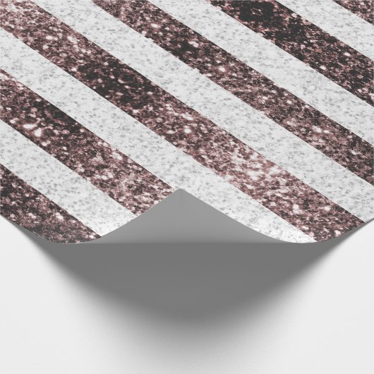 Rustic Red White Blue Sparkles USA vlag Cadeaupapier (Hoek)