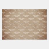 Rustic Red Wine Glass Script 60th Birthday Gift Inpakpapier Vel (Voorkant 2)