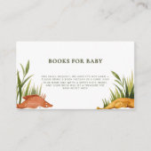 Rustic Reel Excited Fishing Books for Baby Informatiekaartje (Voorkant)