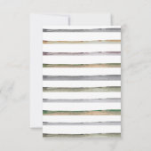 Rustic Reel Fun Gevist Baby shower Dank u Bedankkaart (Achterkant)