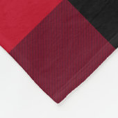 Rustic Reindeer Red Buffalo Spelnaam Flee Fleece Deken (Hoek)