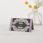 Rustic Ribbon & Lace - Lavendel (Achterkant)