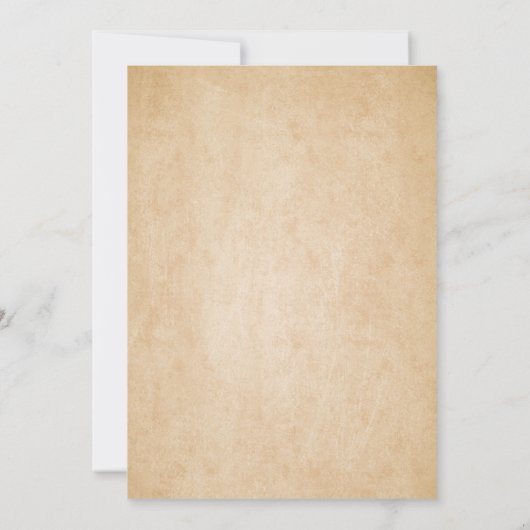 Rustic Rodeo Cowboy Invitation d'anniversaire (Dos)