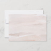 Rustic Romantic Arrow en Heart Wedding RSVP (Achterkant)