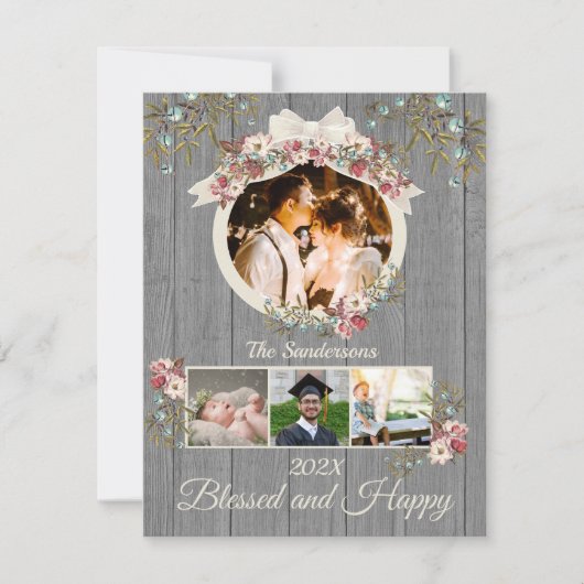 Rustic Romantic Holiday 4 Fotocollage (Voorkant)