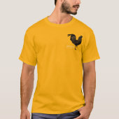 Rustic Rooster Chinees nieuwjaar 2017 T-shirt (Voorkant)
