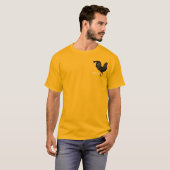 Rustic Rooster Chinees nieuwjaar 2017 T-shirt (Voorkant volledig)