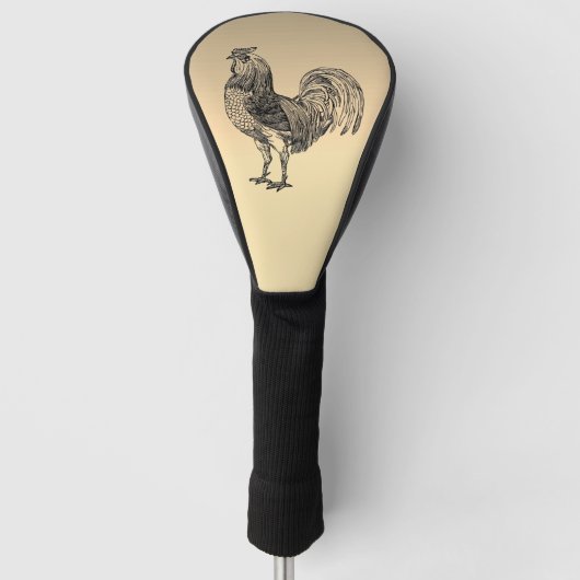 Rustic Rooster Golfheadcover (Voorkant)