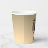 Rustic Rooster Papieren Bekers (Rechts)