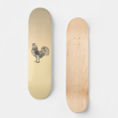 Rustic Rooster Skateboard (Voorkant)