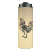 Rustic Rooster Thermosbeker (Voorkant)