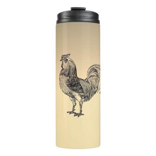 Rustic Rooster Thermosbeker (Voorkant)