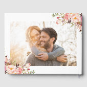 Rustic Rose Floral Mariage Livre d'invité (Verso)