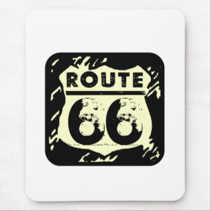 Rustic Route 66 Sign Muismat