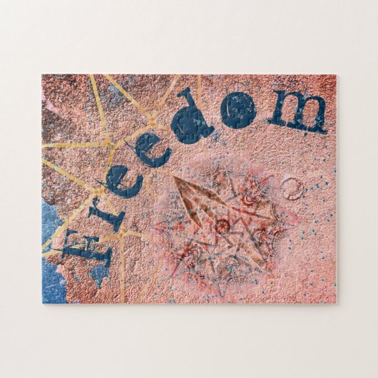 Rustic Rusty Freedom Legpuzzel (Horizontaal)