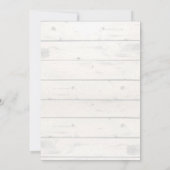 Rustic Safari Oerwoud Boy Baby shower per post Kaart (Achterkant)