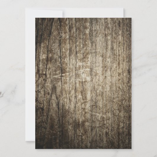 Rustic Save the Date Invitation (Dos)