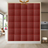 Rustic Scottish Red Tartan Plaid Pattern Tegeltje