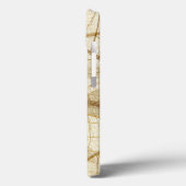 Rustic Sheer Cream Lace Leaves Case-Mate iPhone Case (Achterkant / Links)