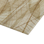 Rustic Sheer Cream Lace Leaves Snijplank (Hoek)