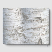 Rustic Silver Birch Tree Baby shower Gastenboek (Achterkant)