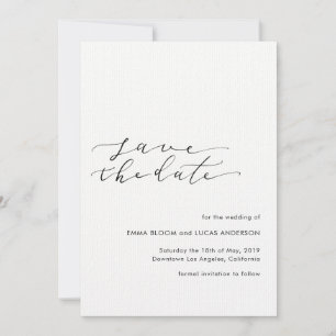 Rustic slaat de datum op save the date