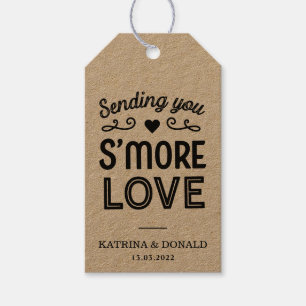Rustic S'more Love Wedding Cadeaulabel
