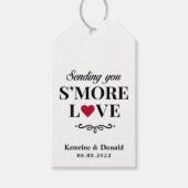 Rustic S'more Love Wedding Gift Labels Cadeaulabel (Voorkant)