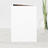 Rustic Snowflake Corporate Holiday Feestdagen Kaart (Achterkant)