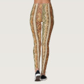 Rustic Southwestern Stripe Pattern (7) Leggings (Achterkant)