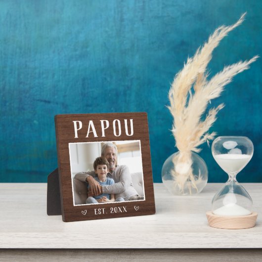 Rustic Specialized Papou Grandpa Foto Fotoplaat (Insitu)