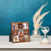 Rustic Specialized Pet Memorial Photo Collage Fotoplaat (Insitu)