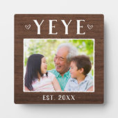 Rustic Specialized Yeye Grandpa Foto Fotoplaat (Voorkant)