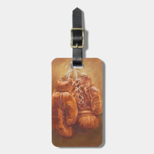 Rustic Sports Boxing Glove Bagagelabel