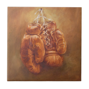 Rustic Sports   Boxing Glove Tegeltje