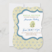 Rustic Spring Daisy Bridal Shower Invitations Kaart (Voorkant)
