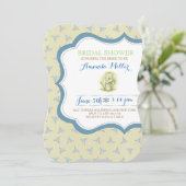 Rustic Spring Daisy Bridal Shower Invitations Kaart (Staand voorkant)